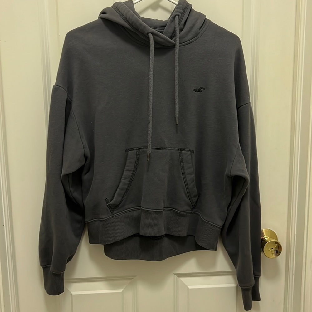 Grey Hollister sweatshirt